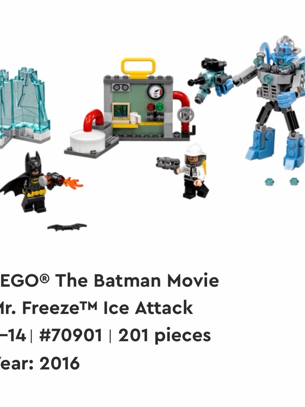 Lego Mr. Freeze Ice Attack - 70901